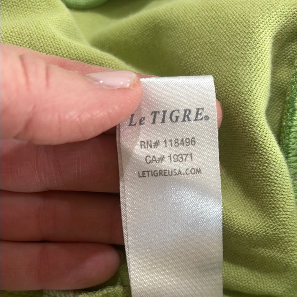 Vintage Le Tigre striped warm-up jacket. Men's XXL. Like new condition. Sharp! - Picture 9 of 9